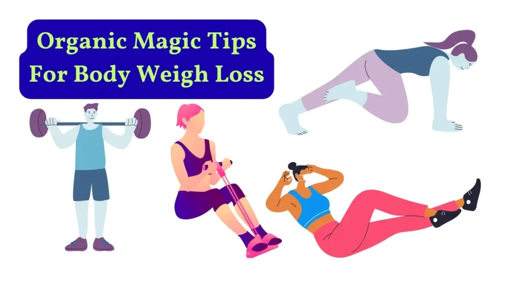 A healthy woman following organic tips to lose body weight naturally