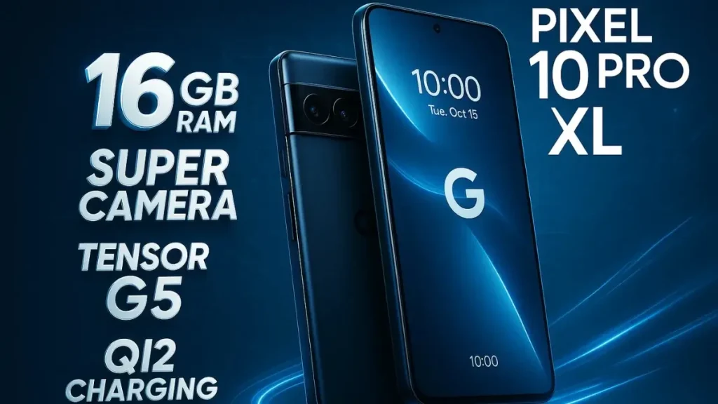 Google Pixel 10 Pro XL Review: 16 GB Ram , Super Camera , Latest The Pixel 10 pro XL Google Pixel 10 Pro XL held by a user, demonstrating the sleek design and comfortable grip, perfect for everyday use and productivity