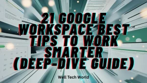 21 Google Workplace Best Tips To Work Smarter (Deep-Dive Guide) google workspace 3